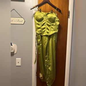 NWT Satin Pants & Top